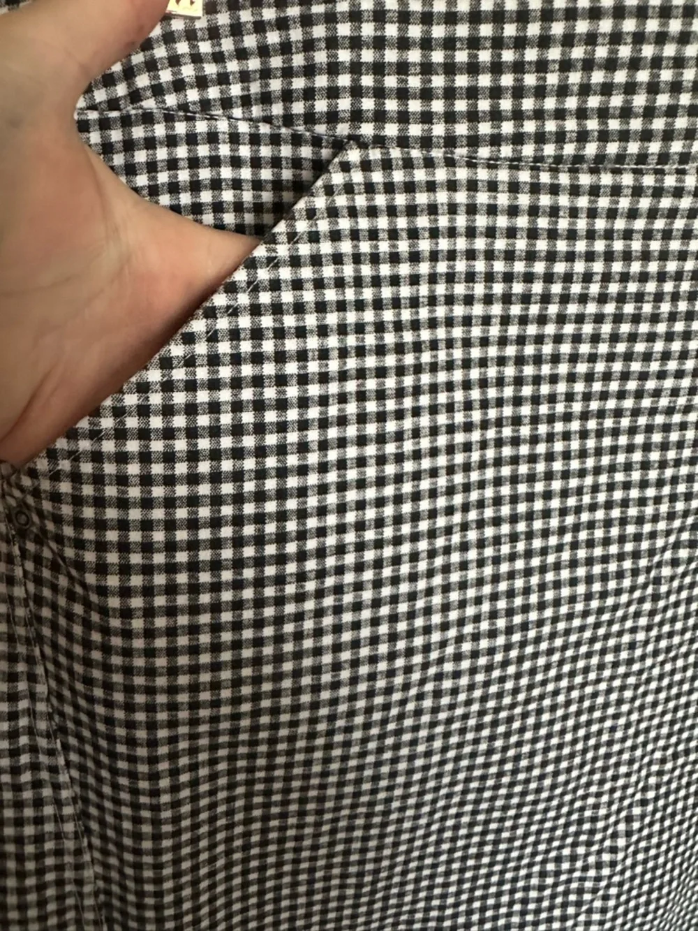 Charlie B Black White Gingham Skort Size 14 Preppy Golf Tennis Skirt Shorts